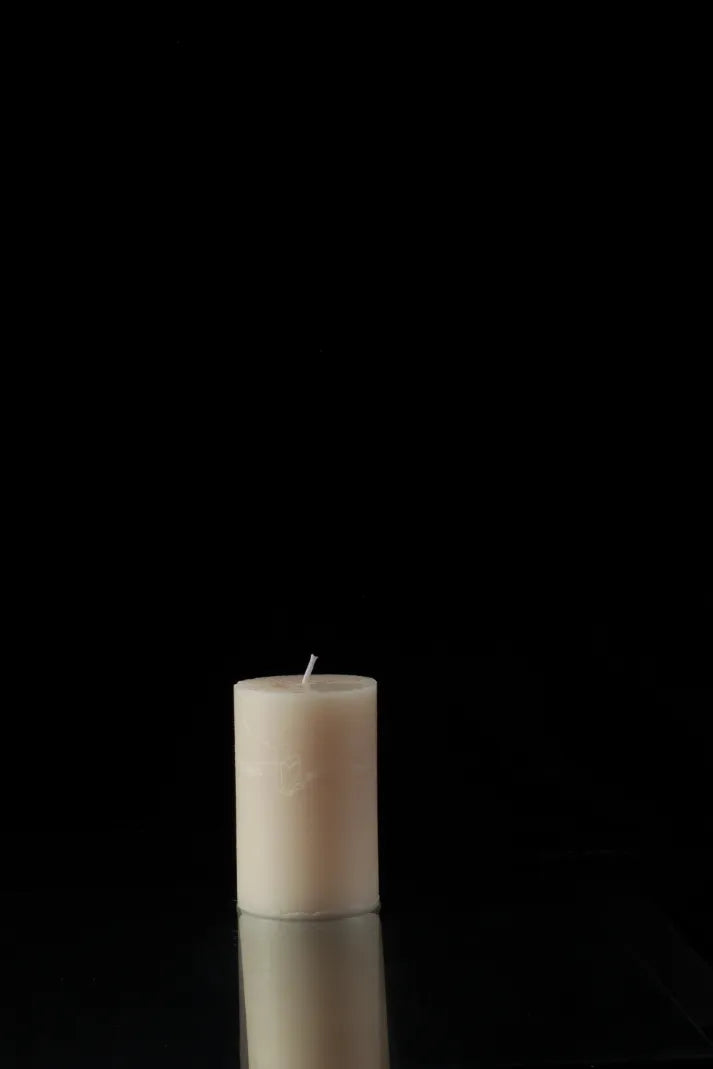 Pillar Small Pink Ivory